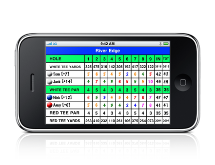 scorecard on iPhone