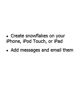 Create Snowflakes on your iPhone